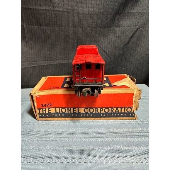 Vintage Lionel Trains O Gauge Post War Pennsylvania Metal Caboose 2472 With Box - Picture 4 of 6
